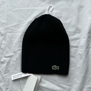 Knitted Lacoste hat NWT
